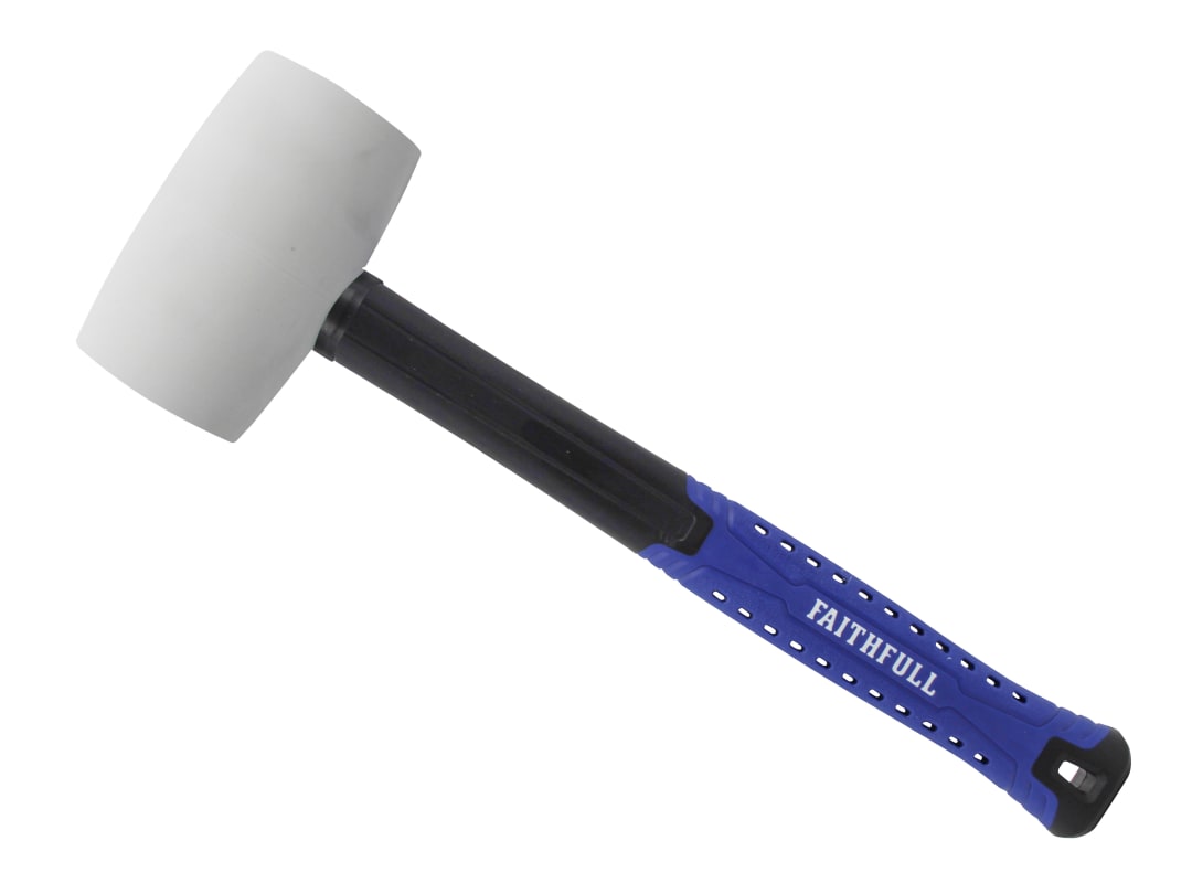 Faithfull White Fibreglass Mallet 24oz FAIRMWF24
