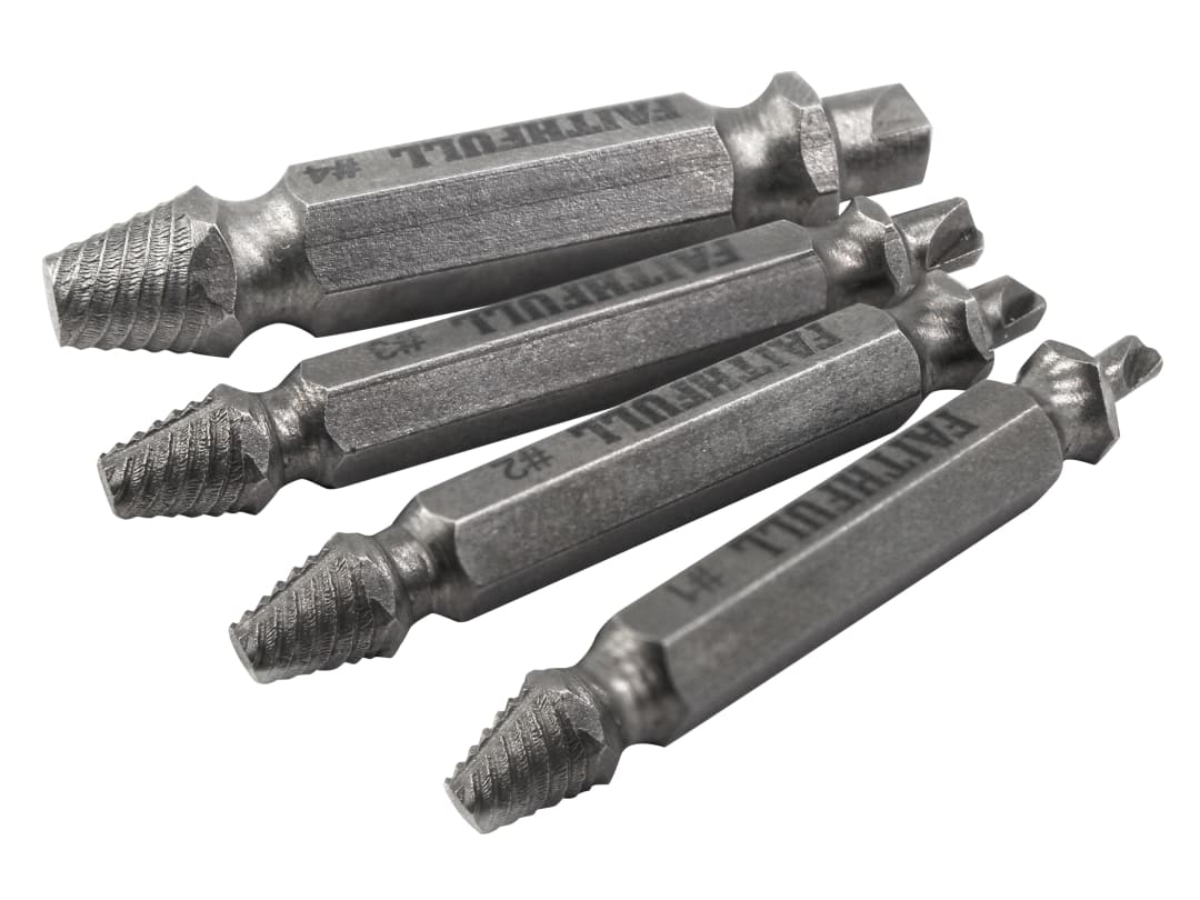 Faithfull Screw Extractor Set, 4 Piece FAISBEXTRACT