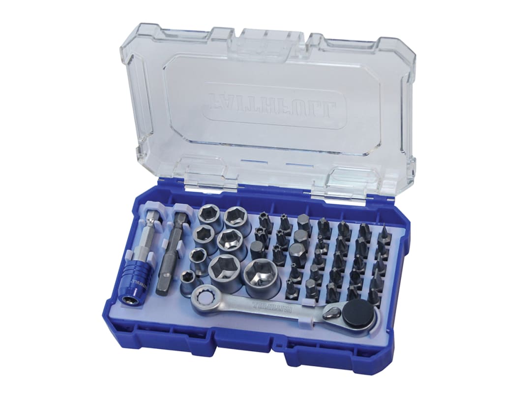 Faithfull Screwdriver Bit & Socket Set, 42 Piece FAISBSET42