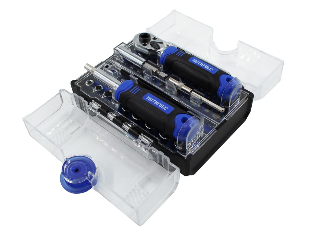 Faithfull Screwdriver and Socket Set, 78 Piece FAISBSET78