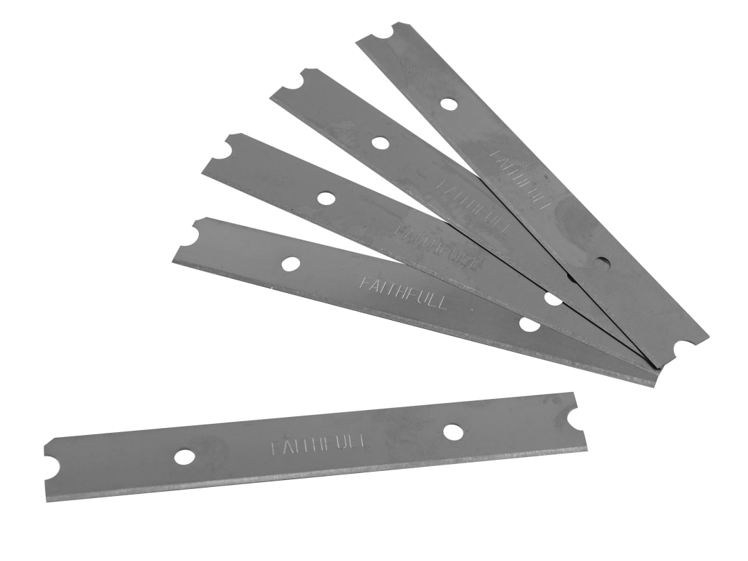 Faithfull Spare Blades for FAISCRA100LH (Pack 5) FAISCRA100BL