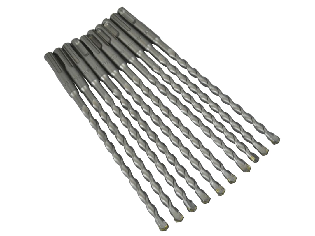 Faithfull SDS Plus Drill Bit 8mm OL: 210mm WL: 150mm Bulk 10 FAISDS8210B