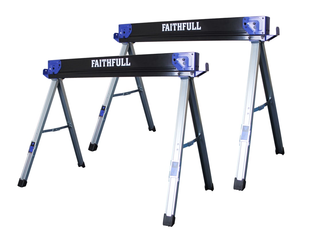 Faithfull Folding Saw Horse - Pair FAISH1055