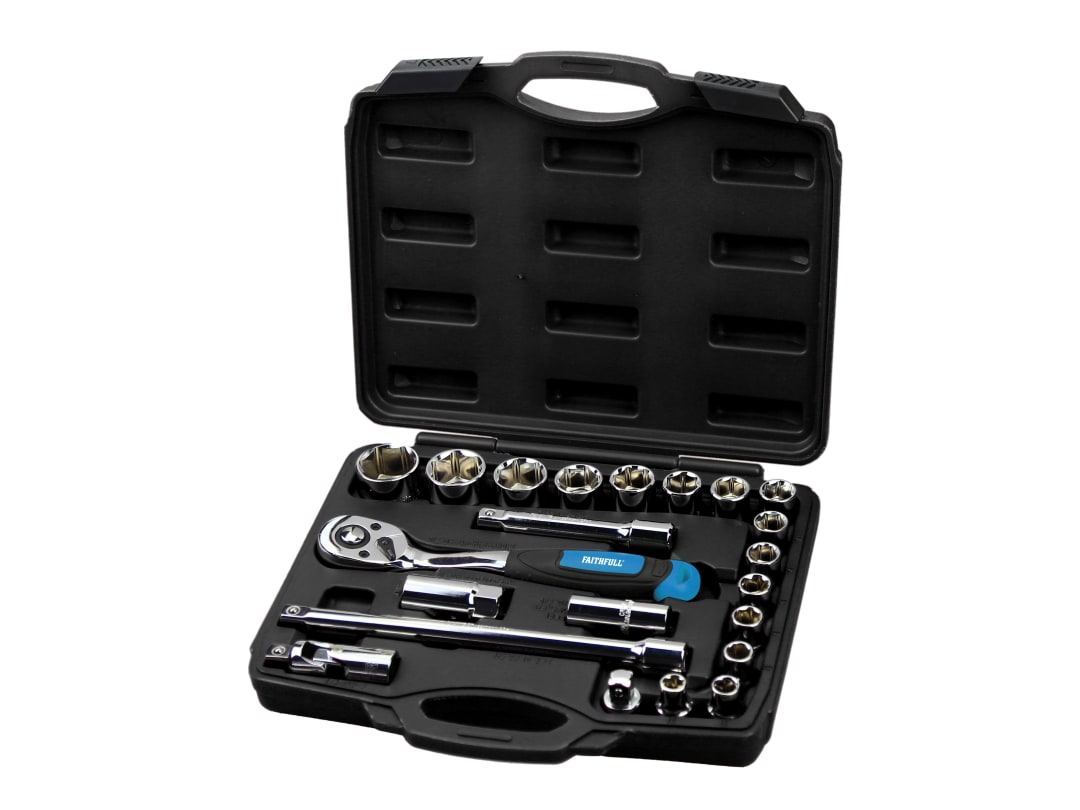 Faithfull 1/2in Socket Set, 22 Piece FAISOC1222MQ