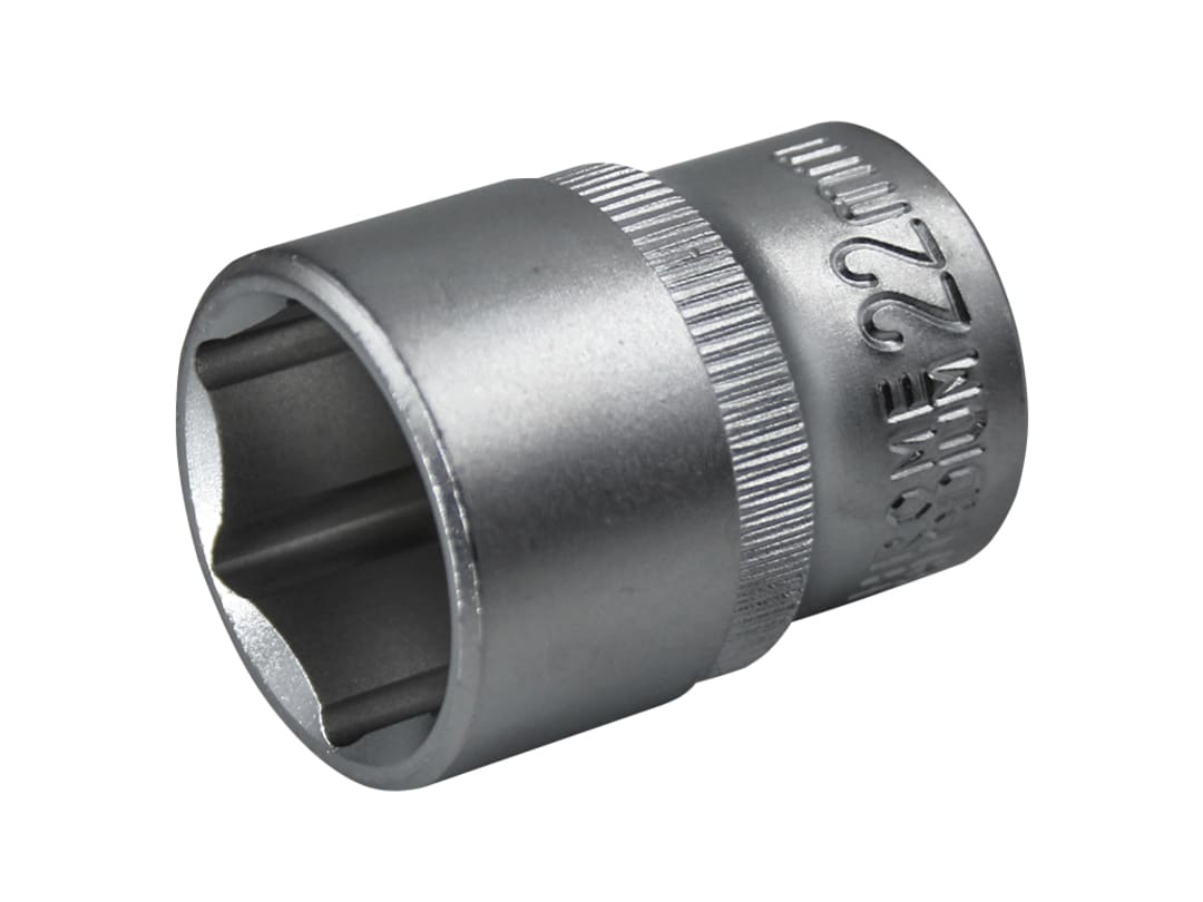 Faithfull Hex Socket 1/2in Drive 22mm FAISOC1222Q