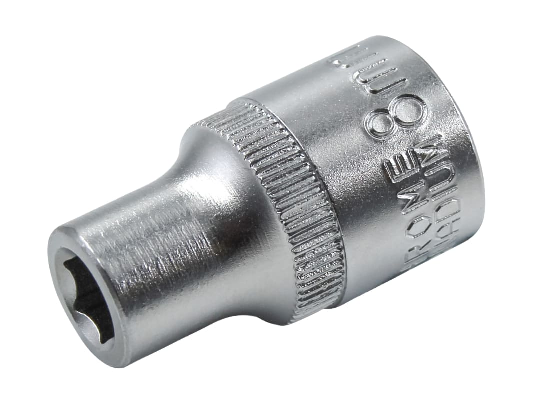 Faithfull Hex Socket 1/2in Drive 8mm FAISOC128Q