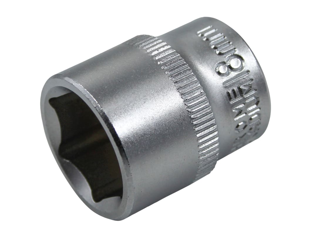 Faithfull Hex Socket 3/8in Drive 18mm FAISOC3818Q
