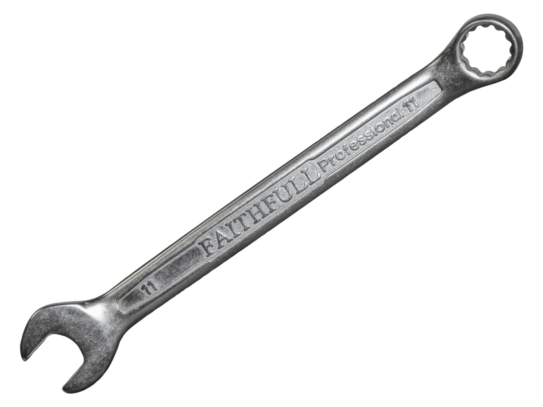 Faithfull Combination Spanner CV Satin Finish 11mm FAISPAC11