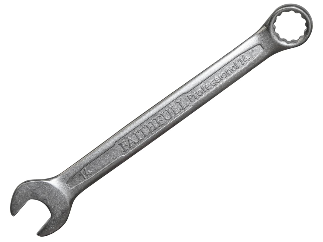 Faithfull Combination Spanner CV Satin Finish 14mm FAISPAC14