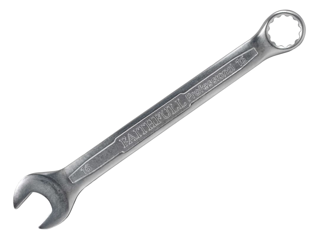 Faithfull Combination Spanner CV Satin Finish 16mm FAISPAC16