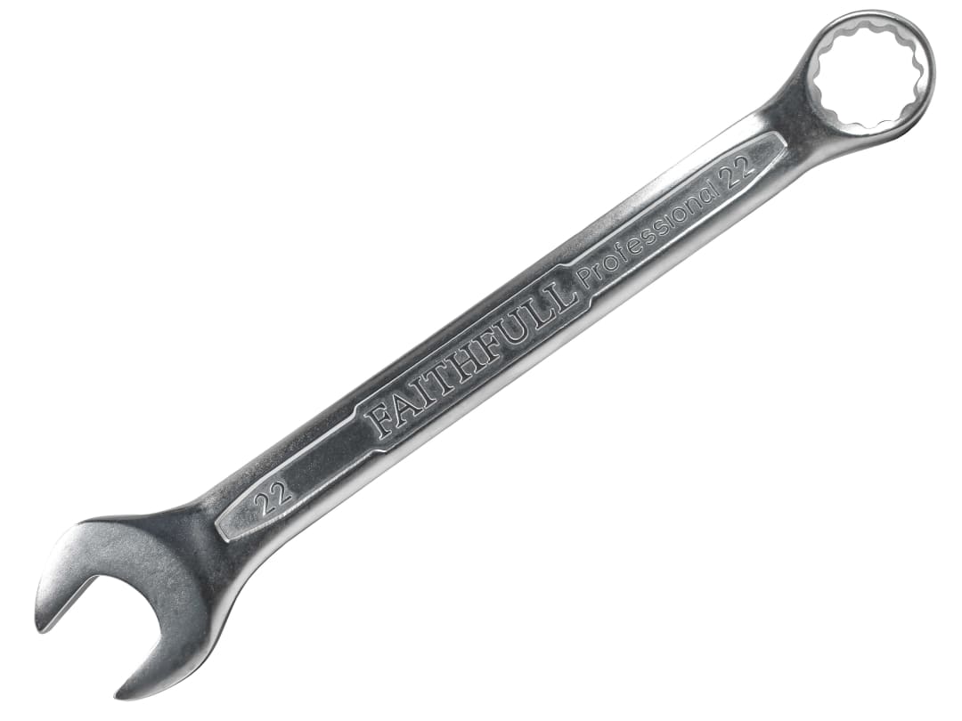 Faithfull Combination Spanner CV Satin Finish 22mm FAISPAC22