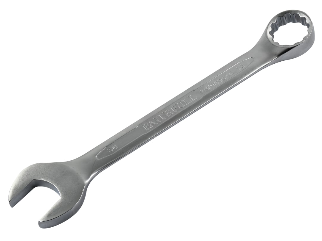 Faithfull Combination Spanner CV Satin Finish 38mm FAISPAC38