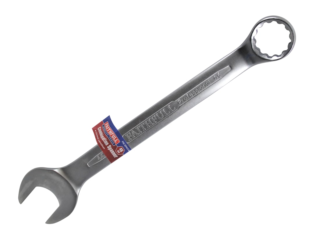 Faithfull Combination Spanner CV Satin Finish 46mm FAISPAC46