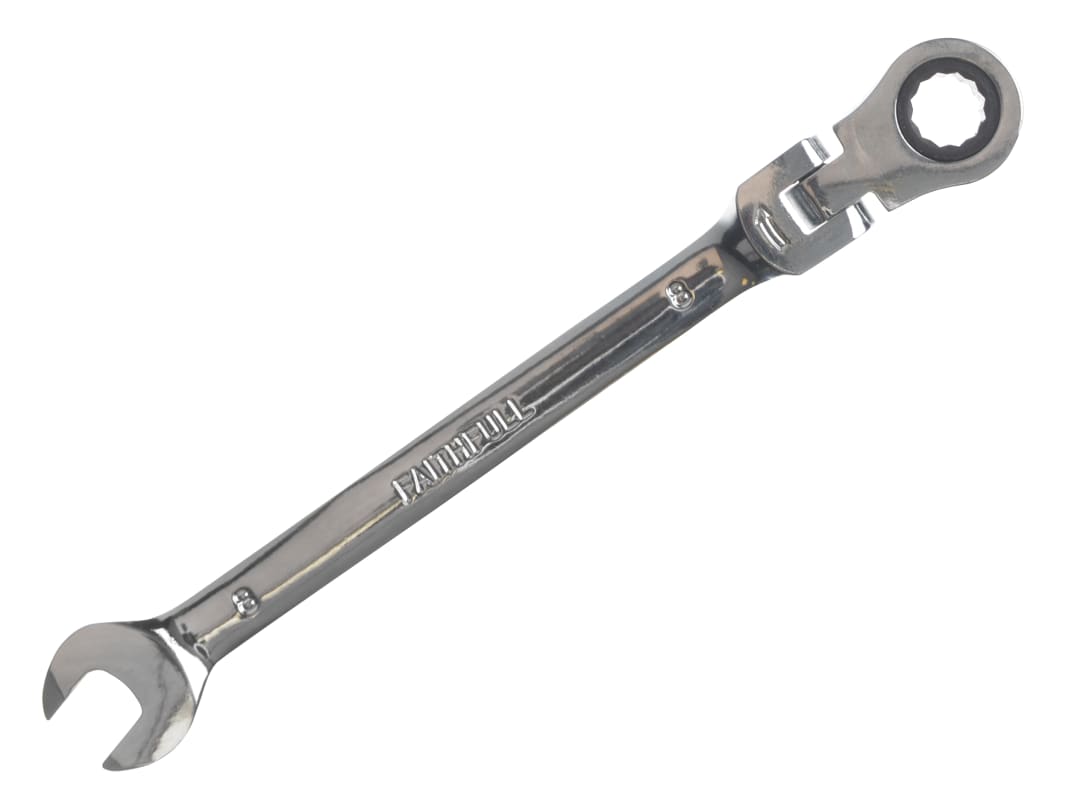 Faithfull Ratchet Combination Spanner Flex Head CV 9mm FAISPARAT9
