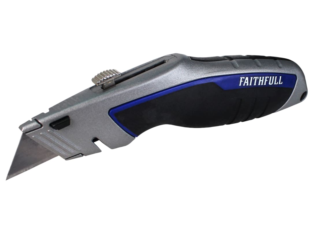 Faithfull Professional Retractable Utility Knife FAITKRPRO