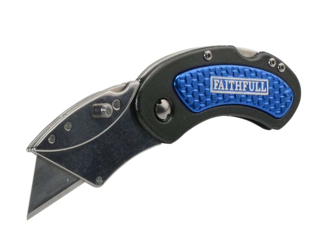 Faithfull Utility Folding Knife with Blade Lock FAITKUTILITY
