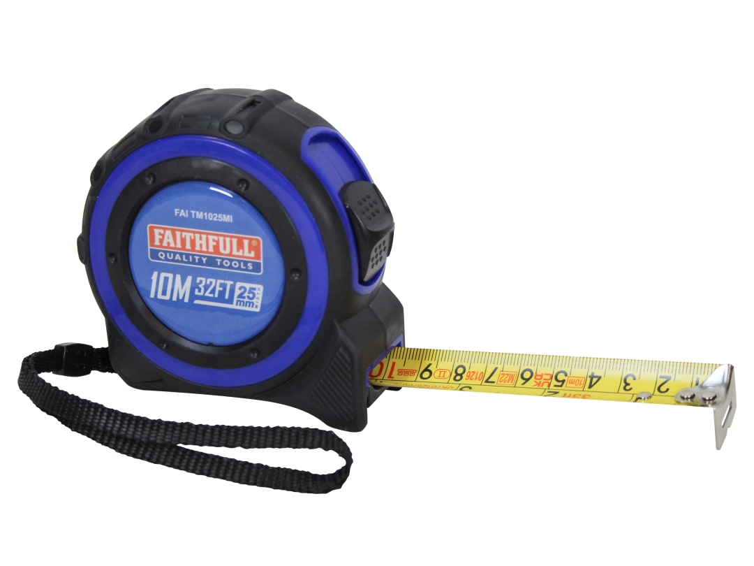 Faithfull Trade Tape Measure 10m/33ft (Width 25mm) FAITM1025MI