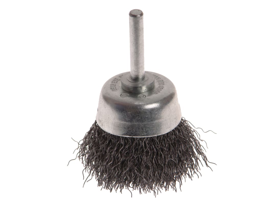 Faithfull Wire Brush Shaft Mounted 50mm x 20mm, 0.30mm Wire FAIWBSI50