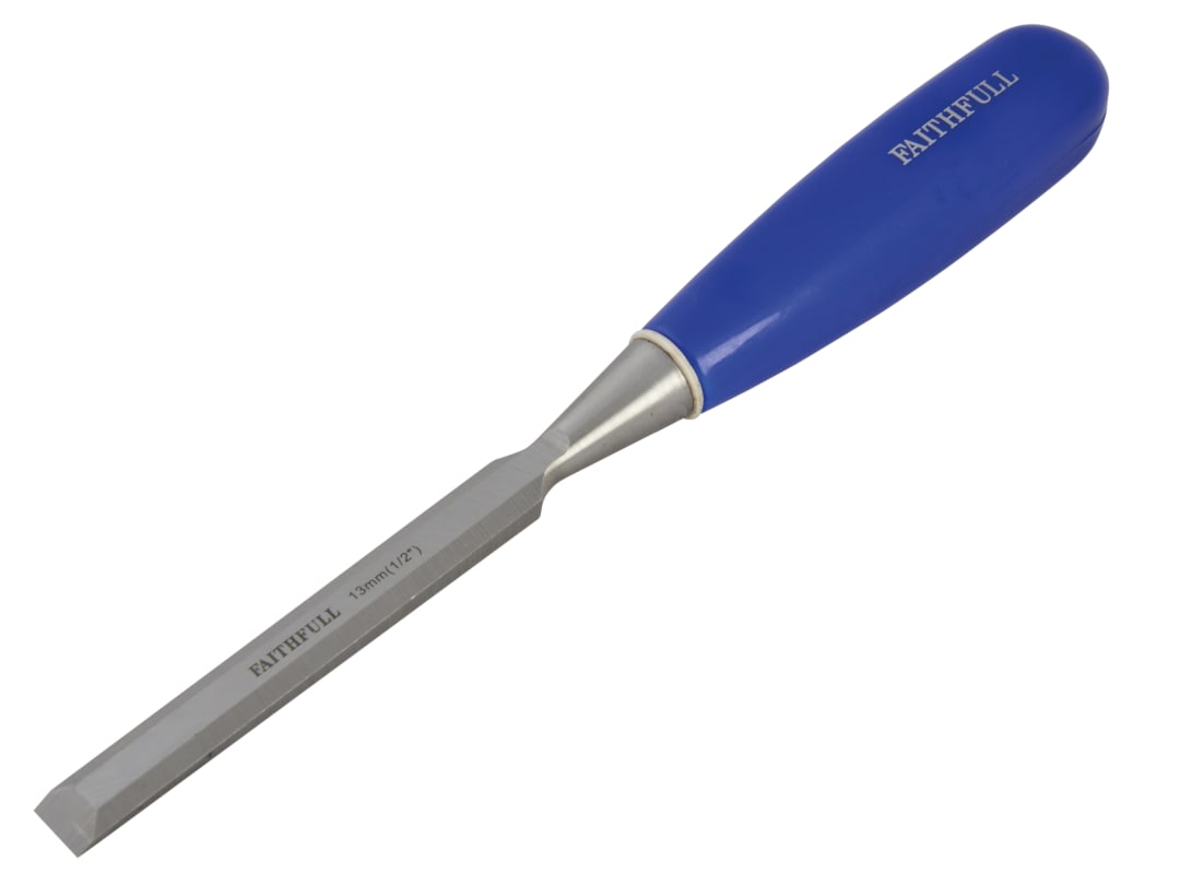 Faithfull Bevel Edge Chisel Blue Grip 10mm (3/8in) FAIWCB38