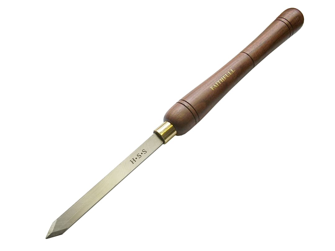 Faithfull HSS Turning Chisel 15mm Diamond Point Scraper FAIWCTDPS15