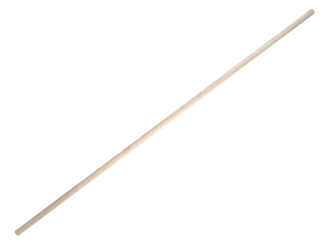 Faithfull Wooden Broom Handle 72in x 1.1/8in FAIWH72118