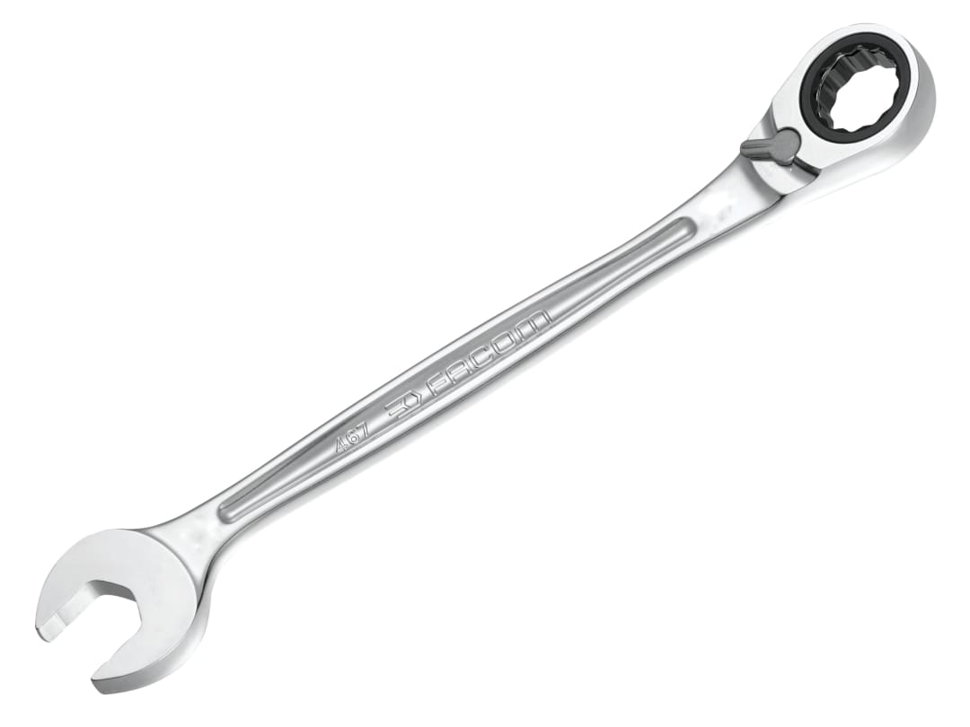 Facom 467B.24 Anti Slip Combination Ratcheting Spanner 24mm 467B.24