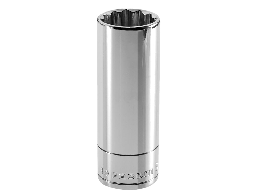 Facom Bi-Hexagon Deep Socket 3/8in Drive 8mm J.8LA