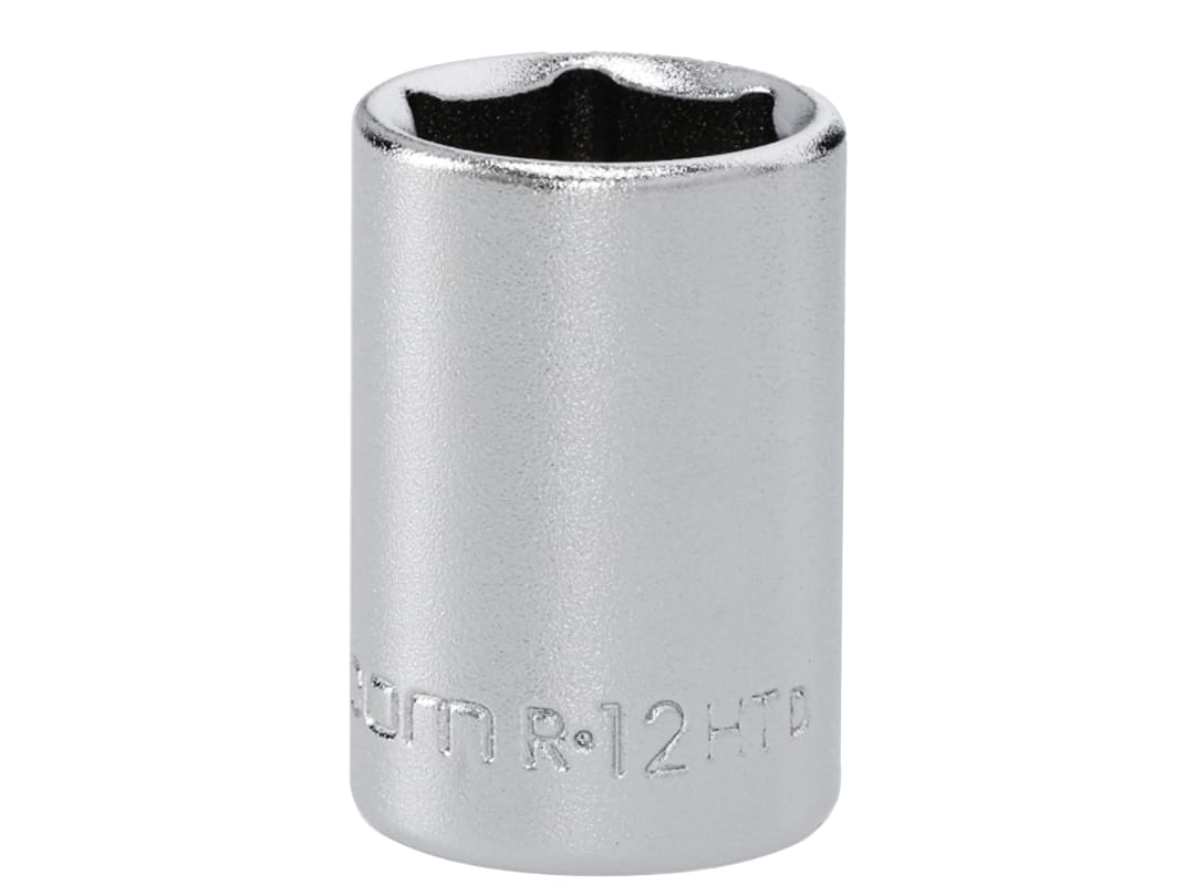 Facom R.12HT 6 Point Standard Socket 1/4in Drive 12mm R.12HT