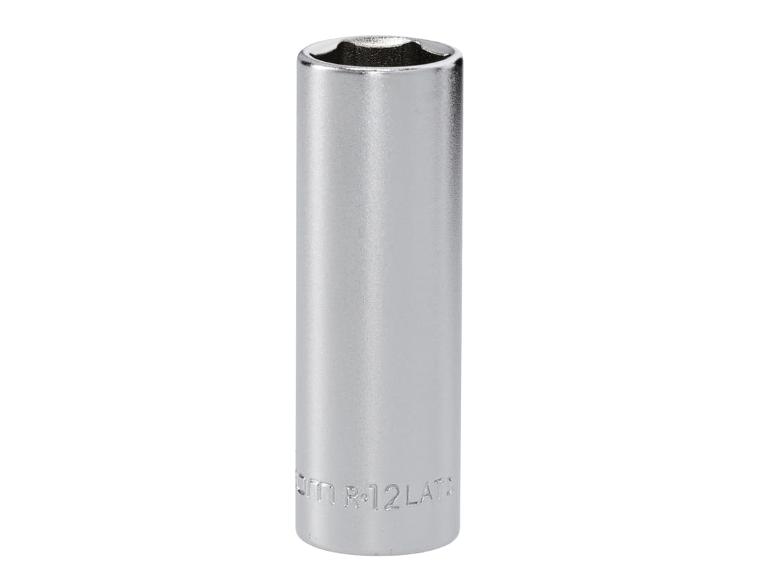 Facom R.12LAT 6 Point Deep Socket 1/4in Drive 12mm R.12LAT