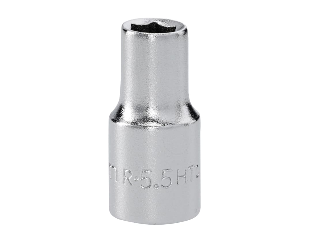 Facom R.5.5HT 6 Point Standard Socket 1/4in Drive 5.5mm R.5.5HT