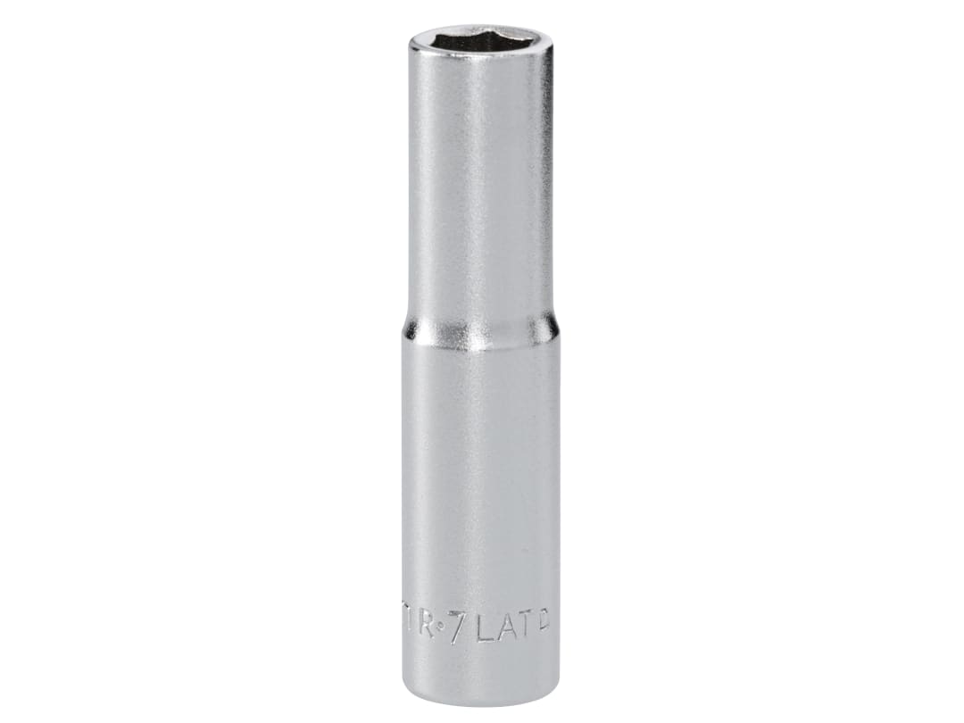 Facom R.7LAT 6 Point Deep Socket 1/4in Drive 7mm R.7LAT