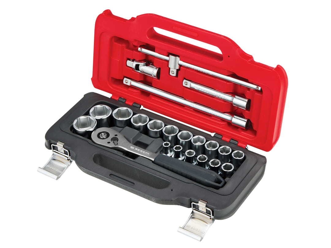 Facom 1/2in Drive Socket Set, 22 Piece SL.151-EP22PB
