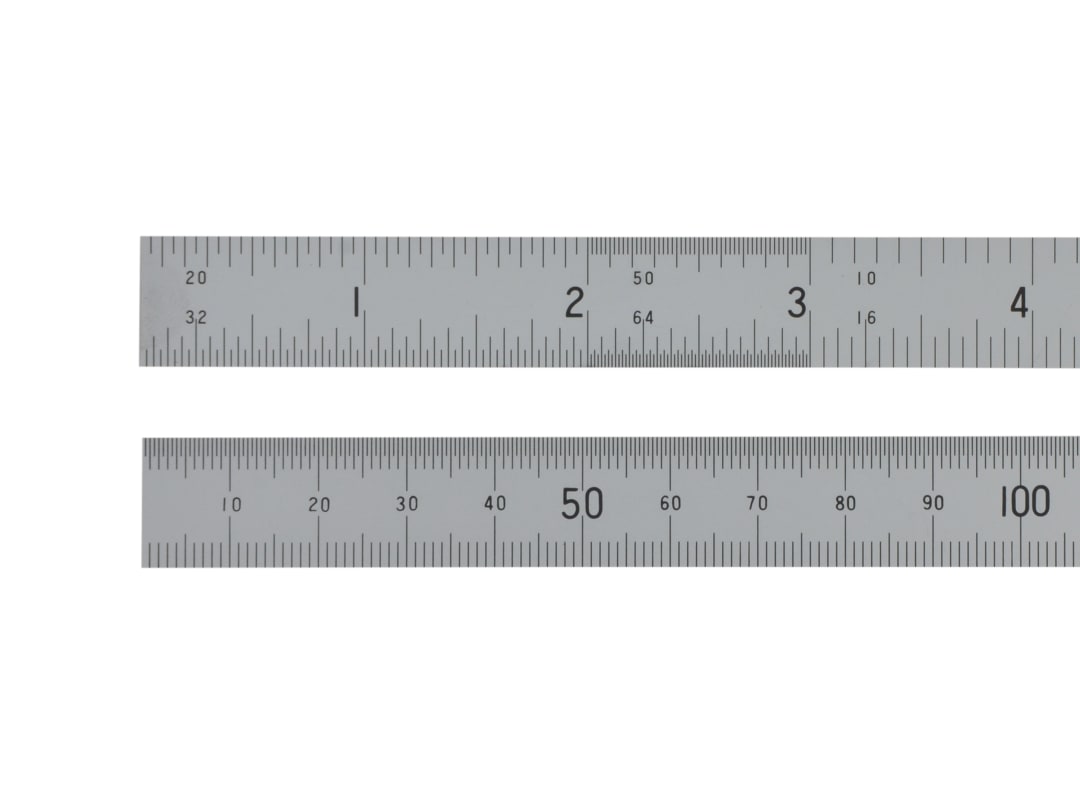 Fisher Satin Chrome Rule 150mm/6in FC06
