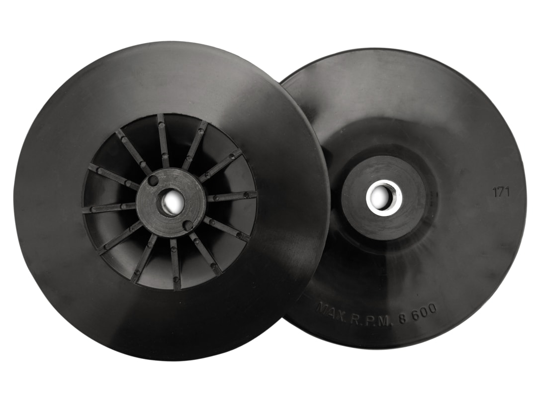Flexipads World Class Angle Grinder Pad Black 180mm (7in) 5/8 UNC 20405