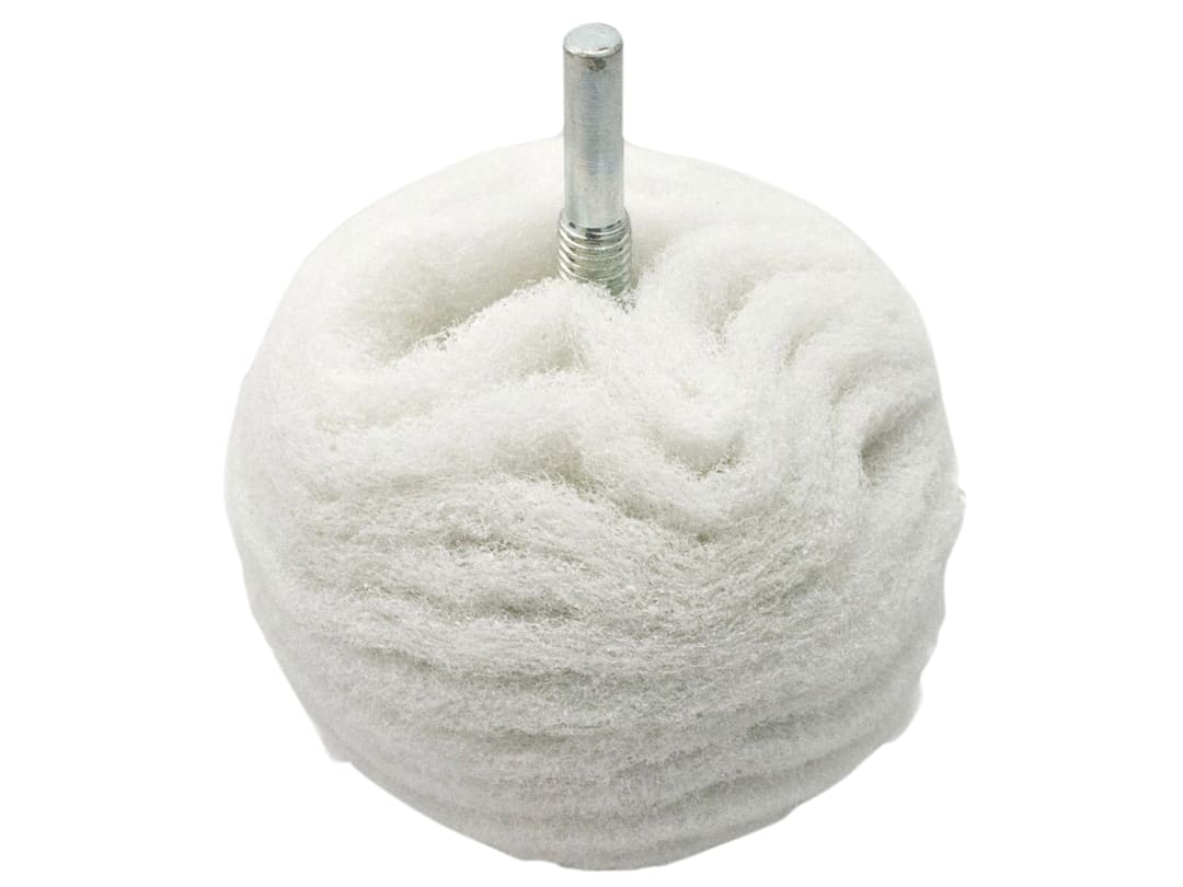 Flexipads World Class Scruff Ball 75mm / 3in White Non-Scratch BA370