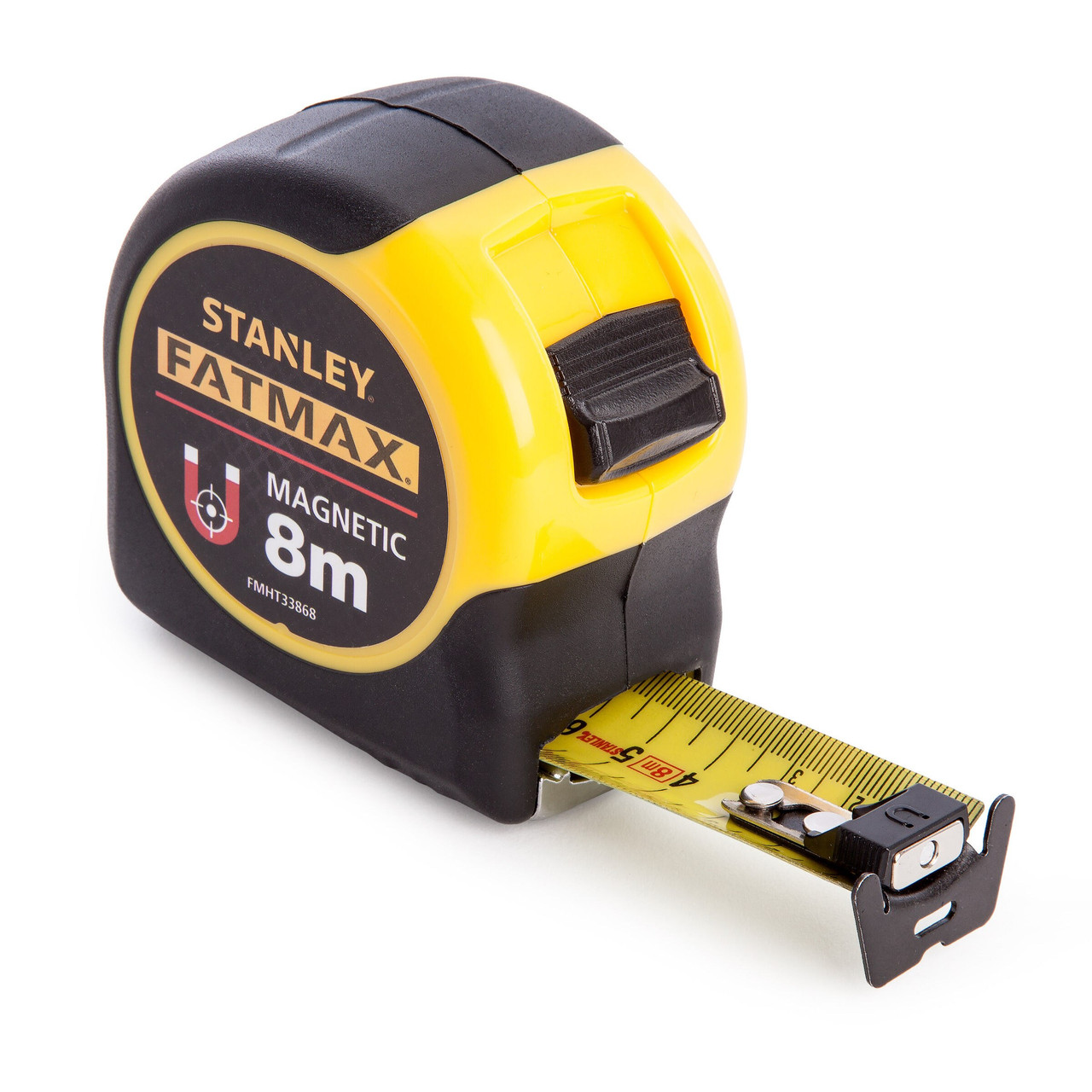 Stanley Fatmax Stanley FMHT0-33868 FatMax Metric Magnetic Tape Measure with Blade Armor 8m FMHT0-33868