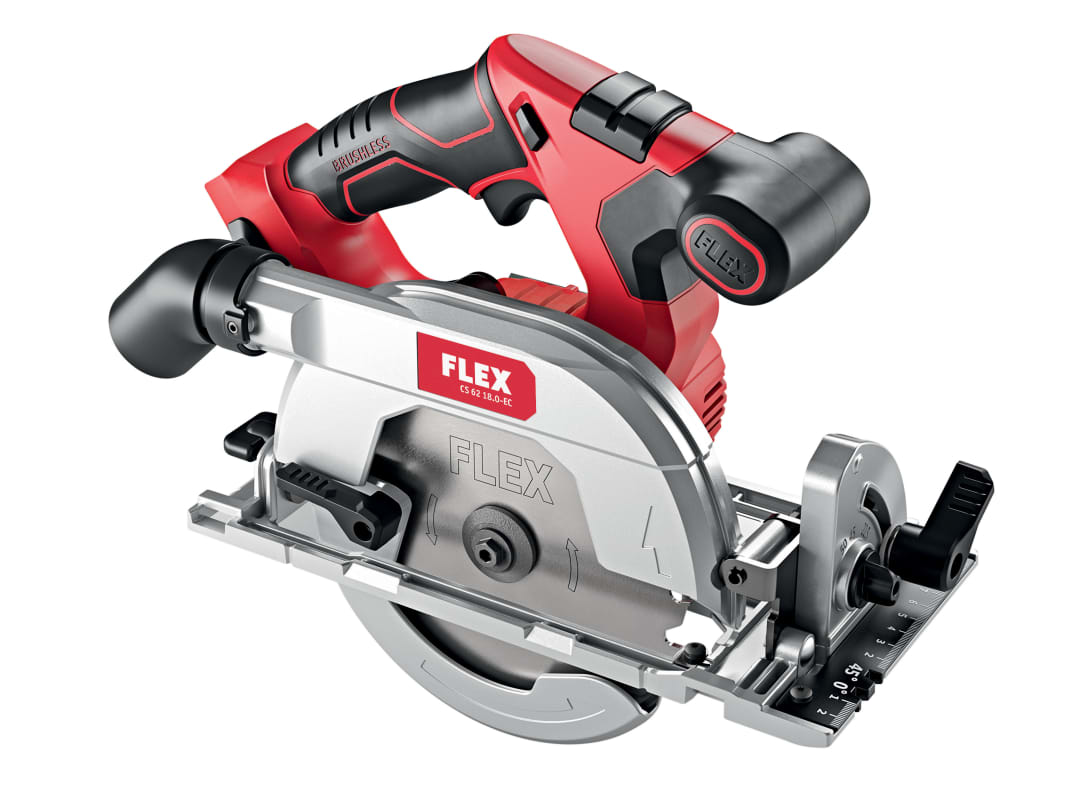 Flex Power Tools CS 62 18.0-EC Circular Saw 165mm 18V 2 x 5.0Ah Li-ion 454028