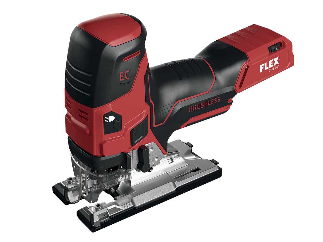 Flex Power Tools JS 18.0-EC C Body Grip Jigsaw 18V Bare Unit 485403