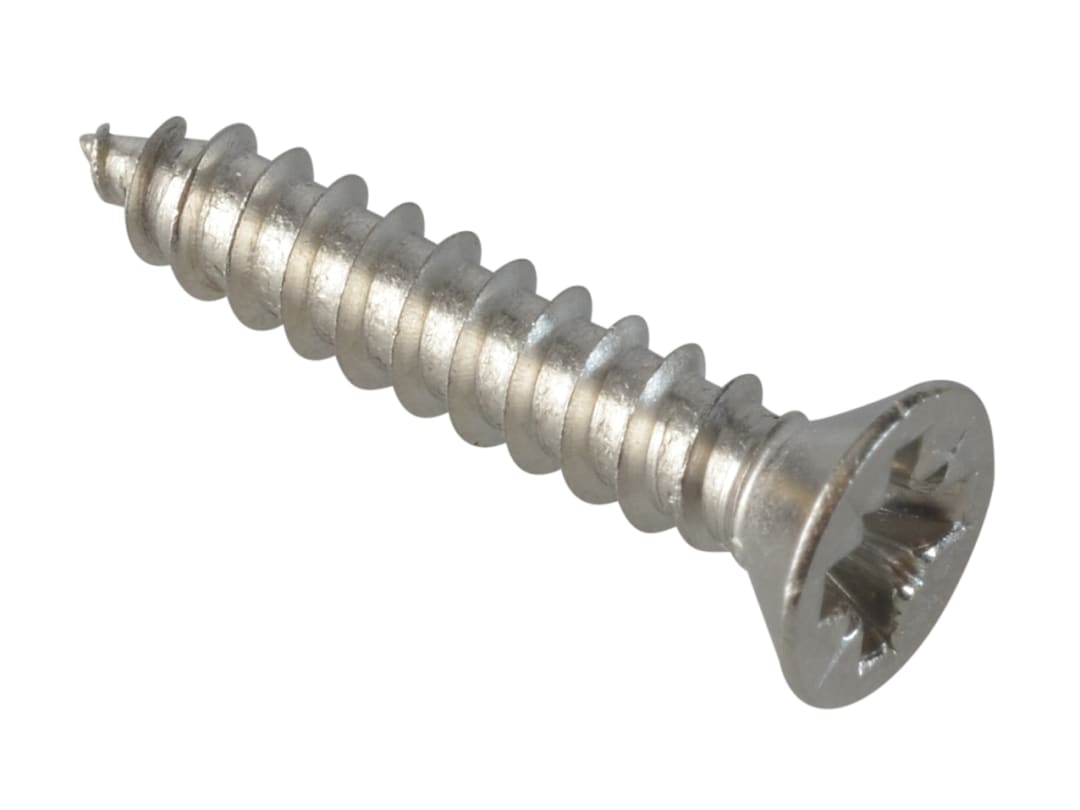 ForgeFix Self-Tapping Screw Pozi Compatible CSK A2 SS 3/4in x 6 ForgePack 35 FPSTCSK346SS