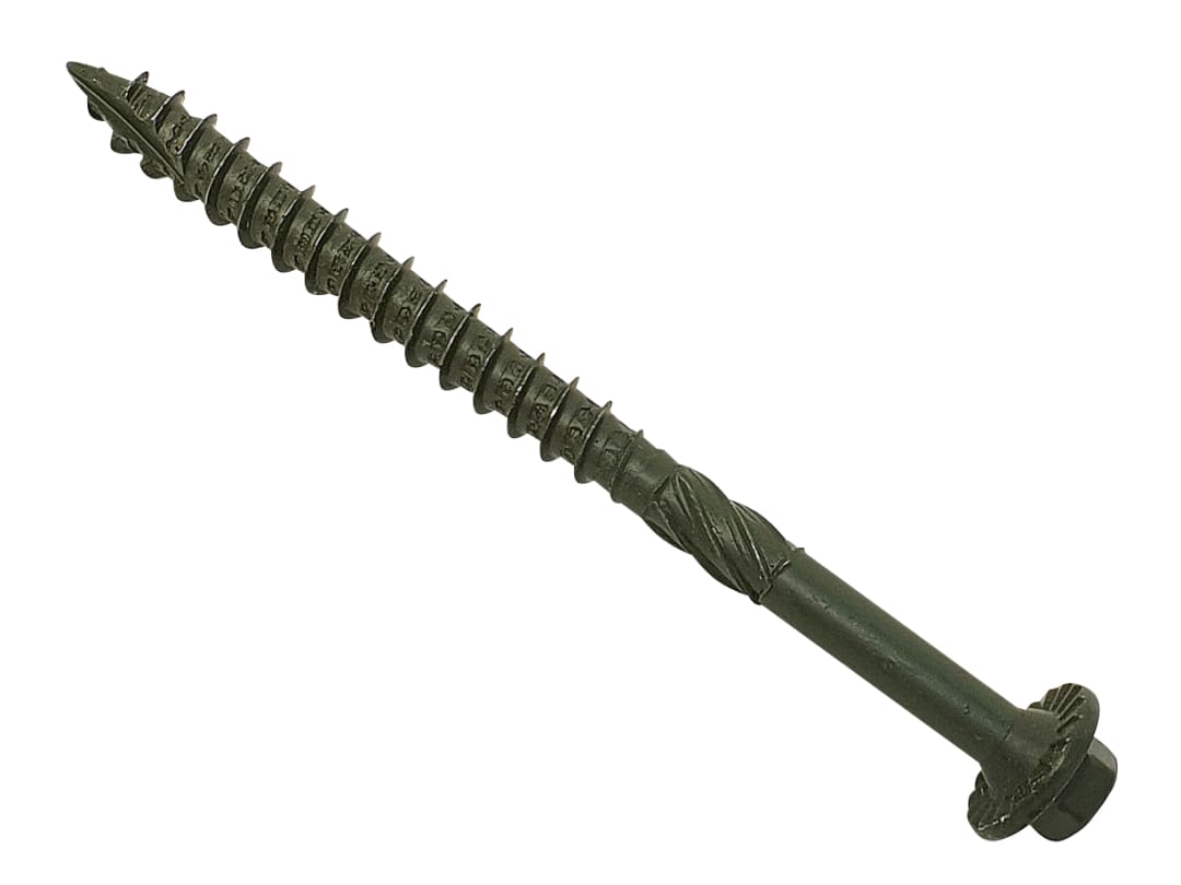 ForgeFix Timber Fixing Screws Green Treated 6.3 x 100mm Bag 20 20TF100