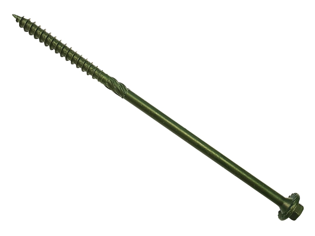ForgeFix Timber Fixing Screws Green Treated 6.3 x 150mm Bag 20 20TF150