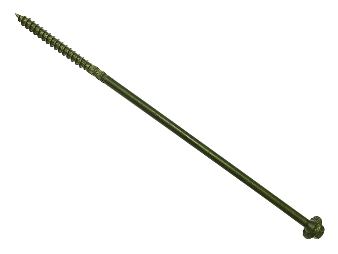 ForgeFix Timber Fixing Screws Green Treated 6.3 x 200mm Bag 20 20TF200