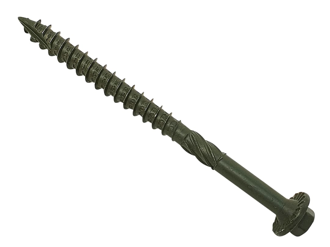 ForgeFix Timber Fixing Screws Green Treated 6.3 x 87mm Bag 20 20TF87