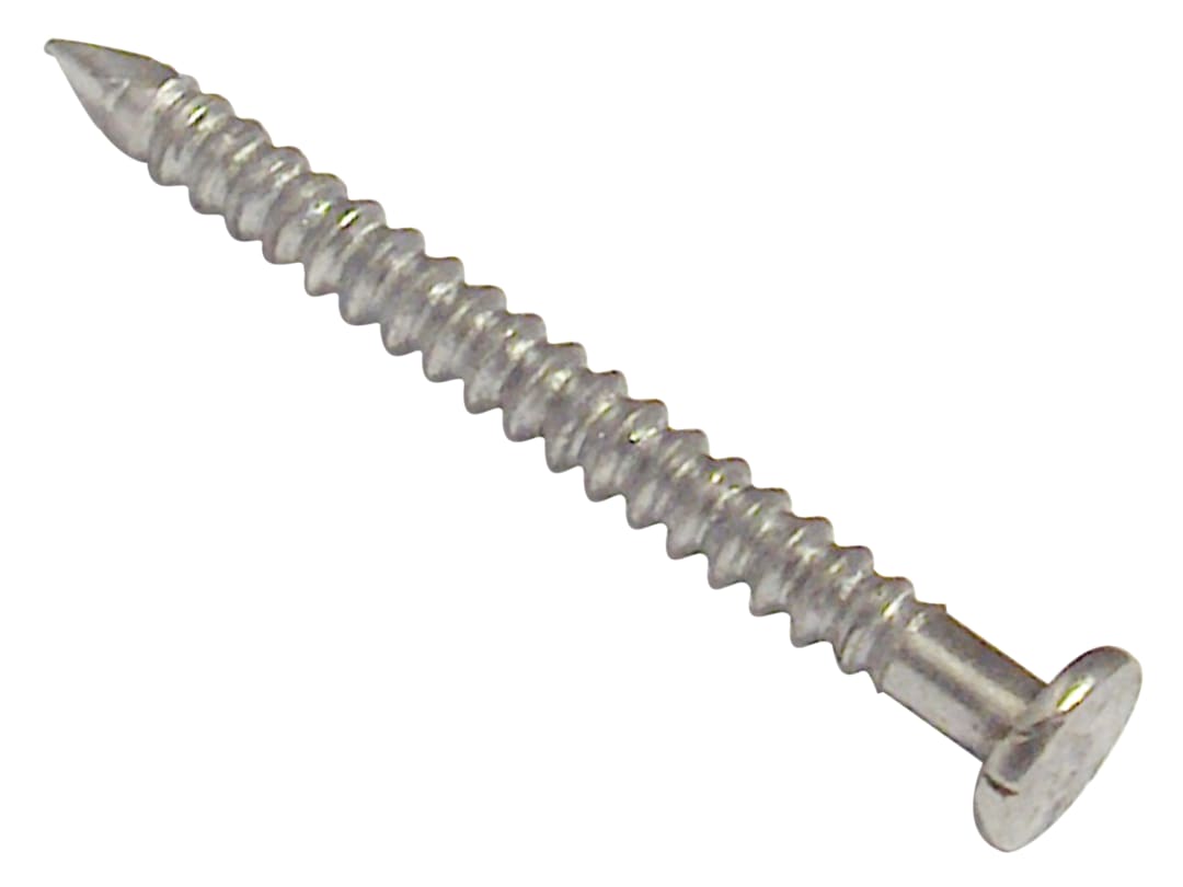 ForgeFix Annular Ring Shank Nail Bright Finish 25mm Bag Weight 500g 500NLAR25B