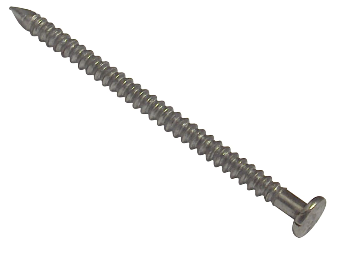 ForgeFix Annular Ring Shank Nail Bright Finish 40mm Bag Weight 500g 500NLAR40B