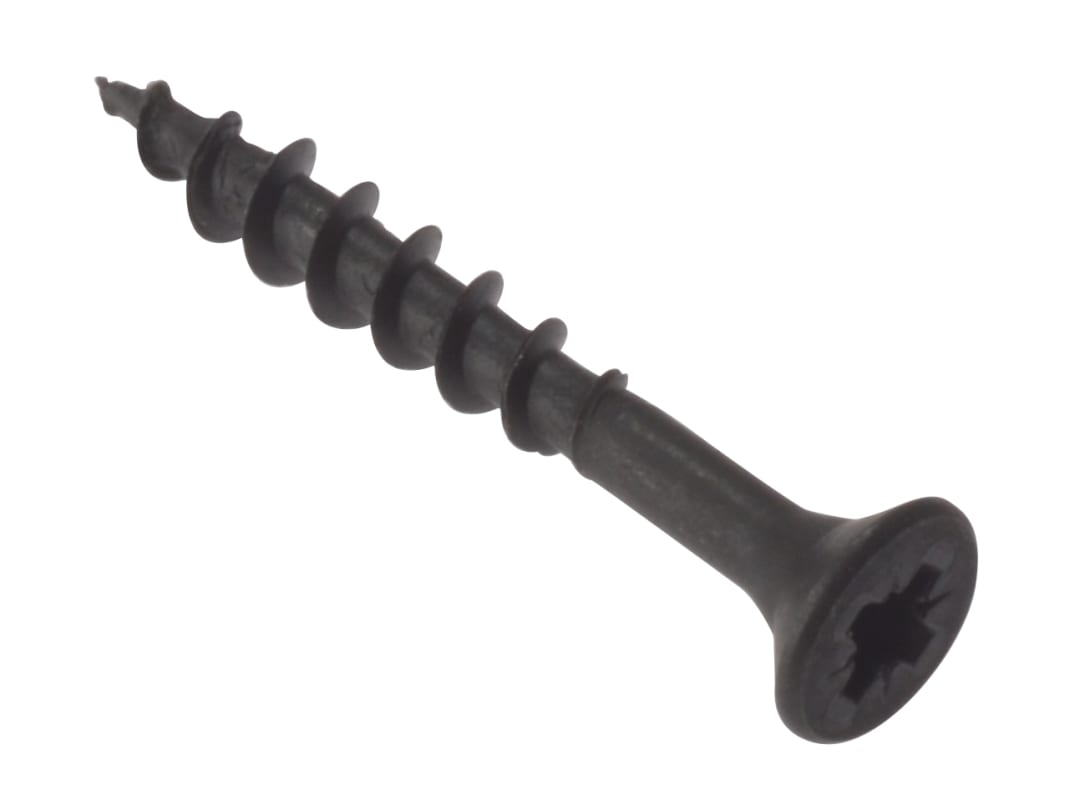 ForgeFix Carcass Screws Pozi Compatible SCT Black Phosphate 4.2 x 32mm Box 200 CARS4232