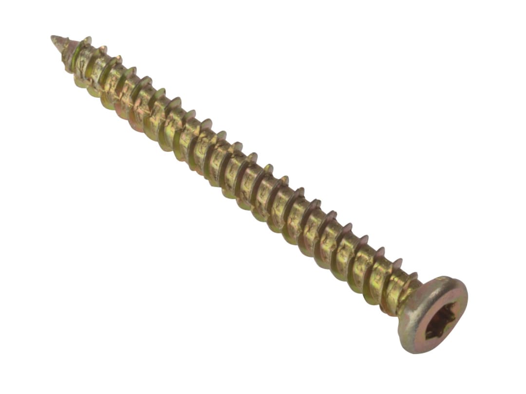 ForgeFix Concrete Frame Screw ZYP 7.5 x 82mm Box 100 MAMCFS82