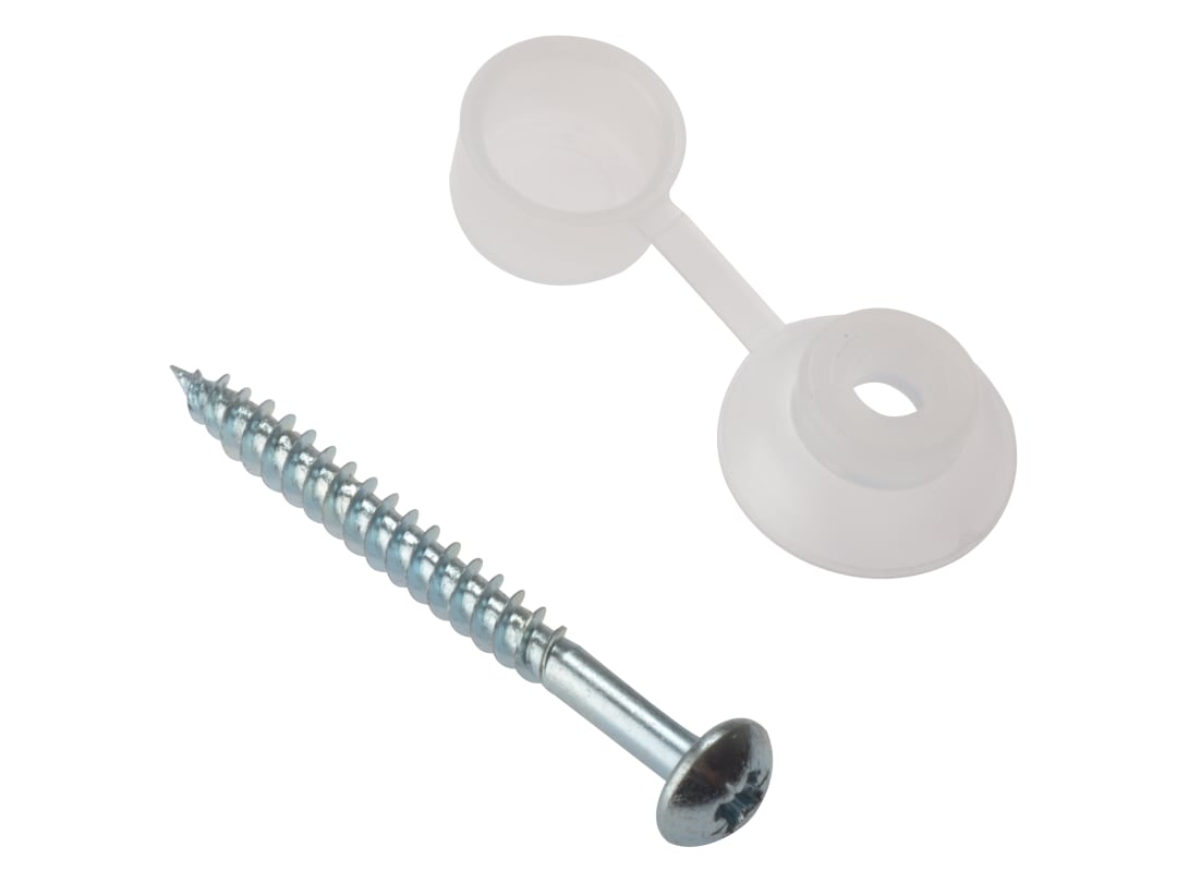 ForgeFix Corrugated Roofing Screw Round Head Pozi ZP 5mm x 50mm Bag 10 10CRSC