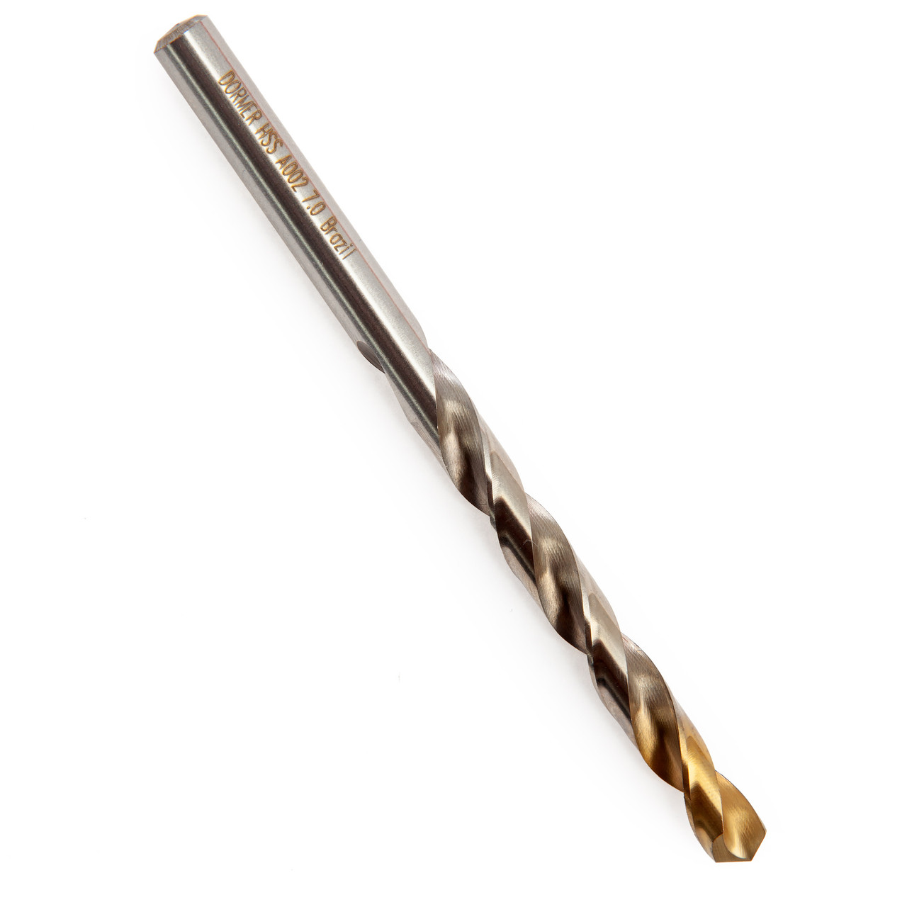 Dormer A002 HSS-TiN Coated Jobber Drill 7.00mm OL:109mm WL:69mm A002S7.0