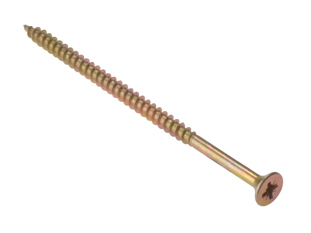 ForgeFix General Purpose Pozi Compatible Screw CSK TT ZP 4in x 12 Box 100 CSK412ZP